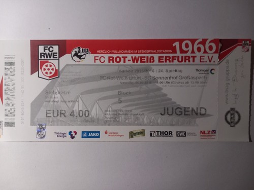 Ticket eintrittskarte liga - ticket/eintrittskarte, 3.