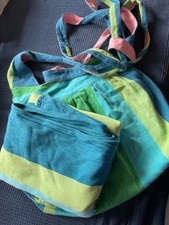 Didymos Tragetuch Iris mit selbstgemachter Tasche