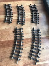 5 x Playmobil / LGB 1100 Gebogenes Gleis  R1 30° r = 600 mm Schiene - ohne OVP