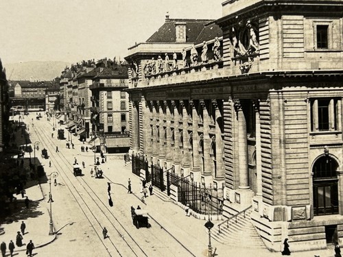 Schweiz genf die straße des - die,