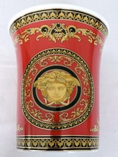 ROSENTHAL VERSACE MEDUSA RED VASE