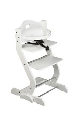 tiSsi® Hochstuhl Treppenhochstuhl mitwachsend Weiß