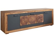 Massivholz TV-Board modern