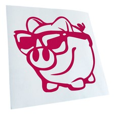 Sparschwein Spardose Aufkleber Sticker 25 Farben Neon Matt