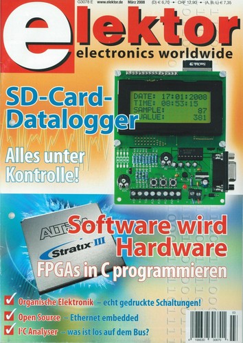 Elektor heft märz 2008 - elektor,