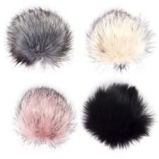 Kunstfellbommel Furry Pompons