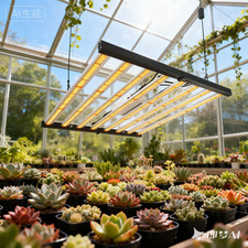 Spider 6500W LED Commercial Grow Light Sunlike Full Spektrum Samsung LM281B EVO