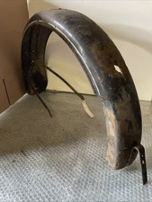 DKW RT 125 Schutzblech Hinten mit Streben original schwarz Linierung Oldtimer