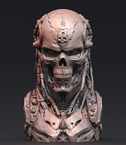 Terminator concept büste - terminator,