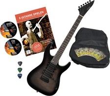 Trans black gitarre mit - black,