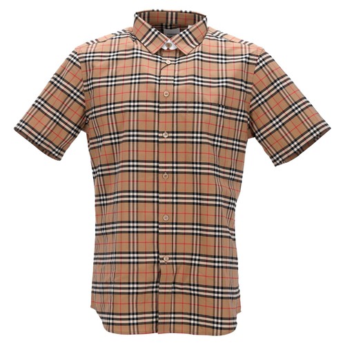 Burberry checked shirt herren - checked,