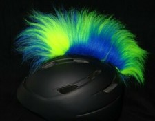 Irokese Helm Skihelm NEU NEON