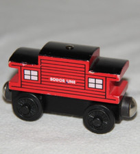 Thomas und seine Freunde Sodor Line Caboose 1996 Holz Holzlok Holzeisenbahn #023