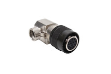 Hirose 12 Pin Buchse Rundsteckverbinder 90 Grad Kabelmontage Lötanschluss