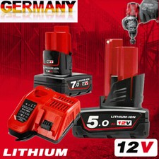 2X 12V 7Ah M12 Für Milwaukee