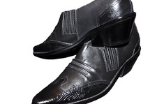 Cowboy /Western Halbschuh Gr 7M (EU Große 37) Echte Leder