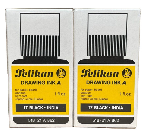Pelikan drawing ink - 2x,