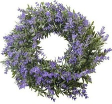 Lavendel Türkranz 30 cm lila Kranz Kunstpflanze Landhaus Vintage Deko Provence