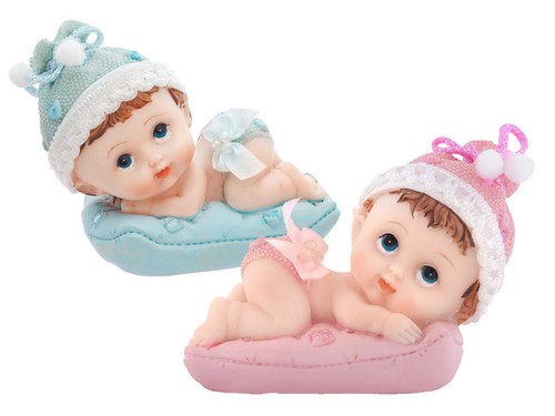 Tortenfigur baby auf - baby, kissen