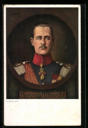 Ansichtskarte herzog albrecht - ansichtskarte,