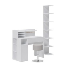 Schreibtisch weiß 3 teile - schreibtisch,,
