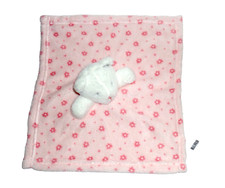 WIE NEU* Snuggle Tots Jainco Teddybär Bär / Katze rosa Schmusetuch Schnuffeltuch