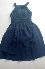 Jake*s Kleid Konfirmation dunkelblau Gr. 34 elegant ärmellos Jugendweihe Firmung