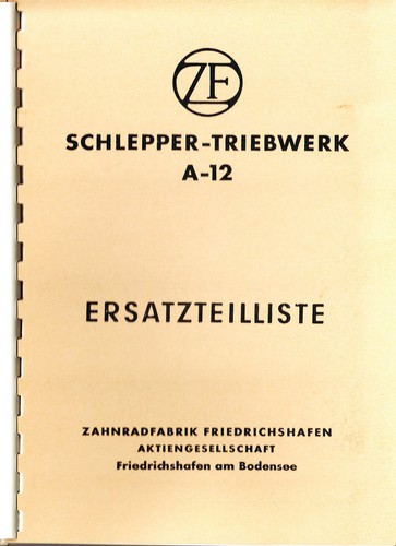 Schlepper triebwerk 12 - triebwerk, a-12