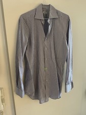 KITON Herrenhemd M-L – Blau