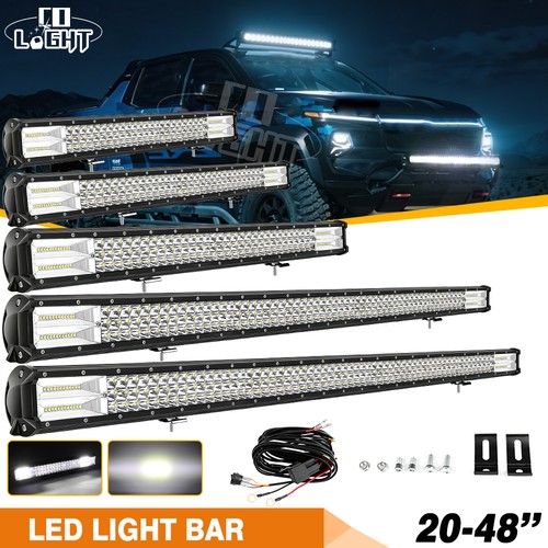 Row led lightbar 12v - 3-row,