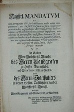 Kayserl. Mandatum de non