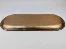 Kupfer Servierplatte oval