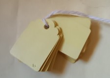 Pflanzenschilder zum Beschriften - Gelb, 20 Stück, Hängekärtchen