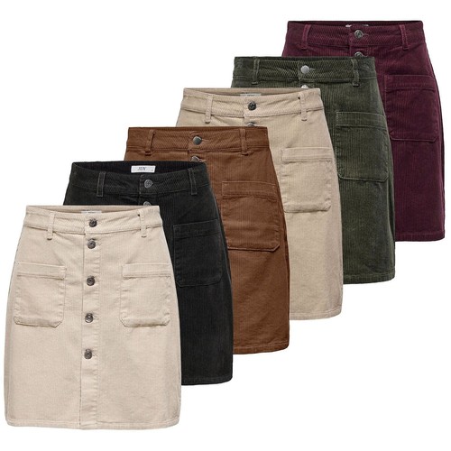 Jdy damen cord rock minirock - rock,