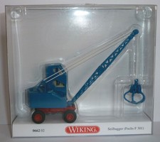 Wiking 066202 Fuchs F 301 Seilbagger 1959 brillantblau 1:87 H0