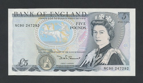 Bank england 5 schein - england, £5