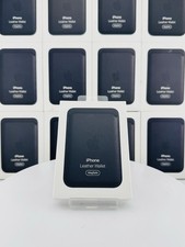 Original Apple Leder Wallet (2nd Gen.) MM0Y3ZM/A Schwarz Midnight Mitternacht