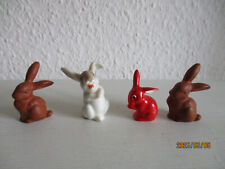 4 x Hasen Rosenthal lachender