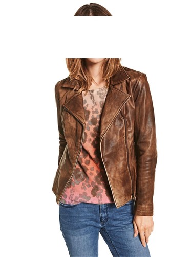 Designer lederjacke linea - ,