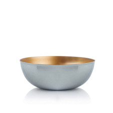 Tupperware Seriverschüssel Allegra 5 l Metallic Gold Edelstahl mit Eterna® 