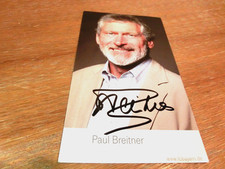 Paul Breitner-- Autogrammkarte