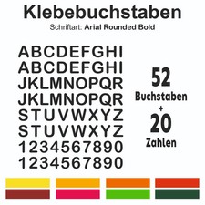 A-Z Klebebuchstaben +