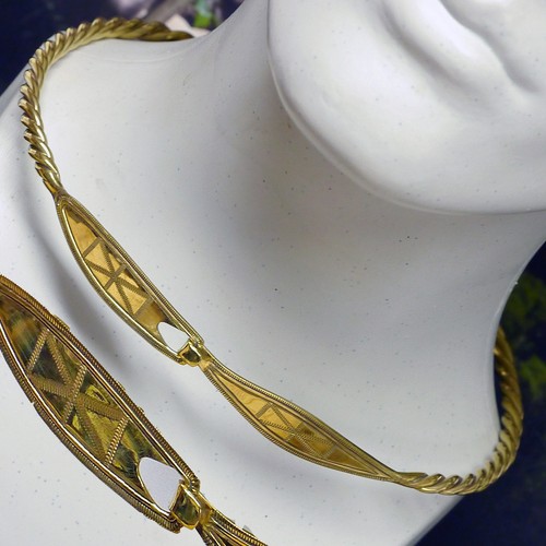 Bronze wikinger halsreif - wikinger,
