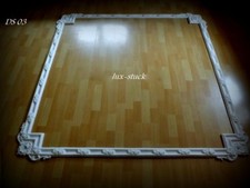 Gips Deckenspiegel Wandspiegel 8 Teilig 1,58x1,58cm Stuckleisten