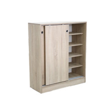 Schuhkommode Schiebetüren | Schuhschrank Holz | Flurmöbel Regal Schuhgarderobe