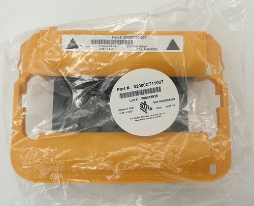 Zebra 2000 wax 110mm - wax, 74m