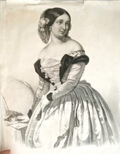 Gravur D'Schauspielerinnen "