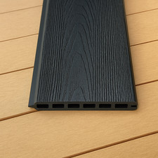 WPC Sichtschutz Zaun Gartenzaun Paneel in Holzoptik, Länge 1.80m, 4 Stück/Pack