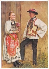 865850) Trachten AK Rumänien