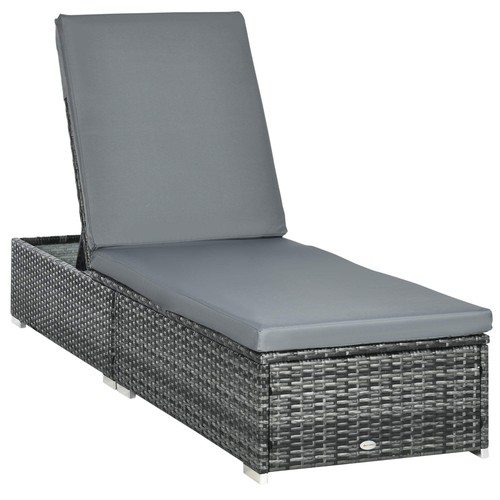 Rattan sonnenliege verstellbar - rattan,